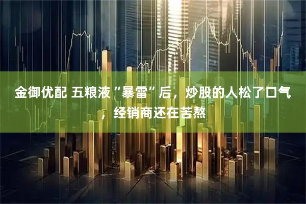 金御优配 五粮液“暴雷”后，炒股的人松了口气，经销商还在苦熬